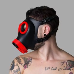 Masque fétiche - rouge MEO-XTRM