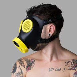 Masque fétiche - Jaune MEO-XTRM