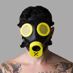 Masque fétiche - Jaune MEO-XTRM