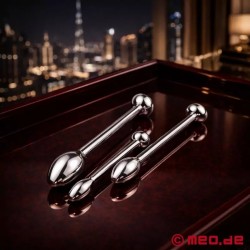 Set Plug pour pénis en acier inox - Hardcore Stallion