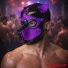 Playful Pup Hood - violet