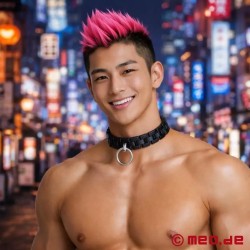 Collier BDSM Spartacus™ - noir mat