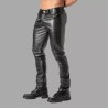 Pantalon en cuir slim-fit de TOF Paris