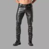 Pantalon en cuir slim-fit de TOF Paris