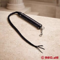 Fouet BDSM en cuir tressé à la main Texas Bullwhip par MEO