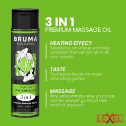 Huile massage effet chaleur Pastèque - Bruma