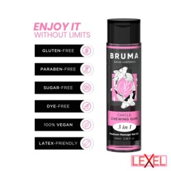 Huile massage effet chaleur Gomme - Bruma