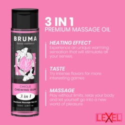 Huile massage effet chaleur Gomme - Bruma