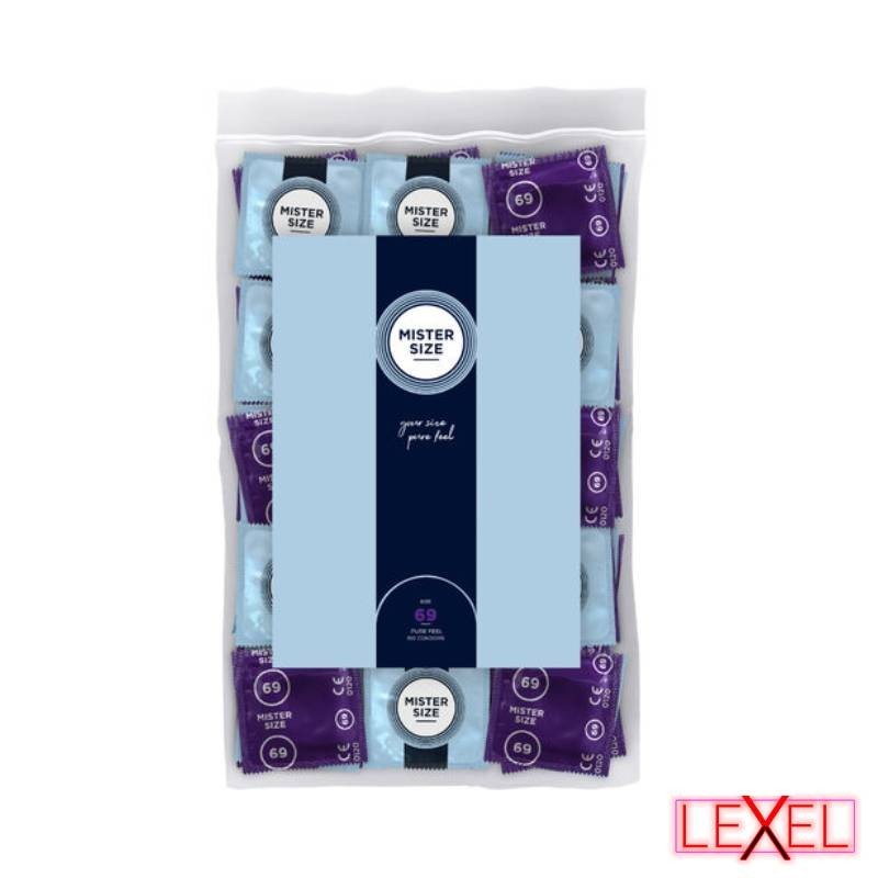 Préservatifs 69mm XXXL - MISTER SIZE