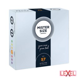 Préservatifs 57mm L - MISTER SIZE