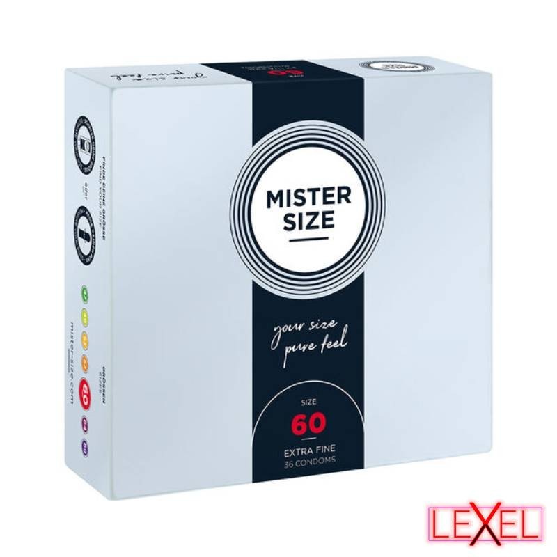 Préservatifs 60mm XL - MISTER SIZE