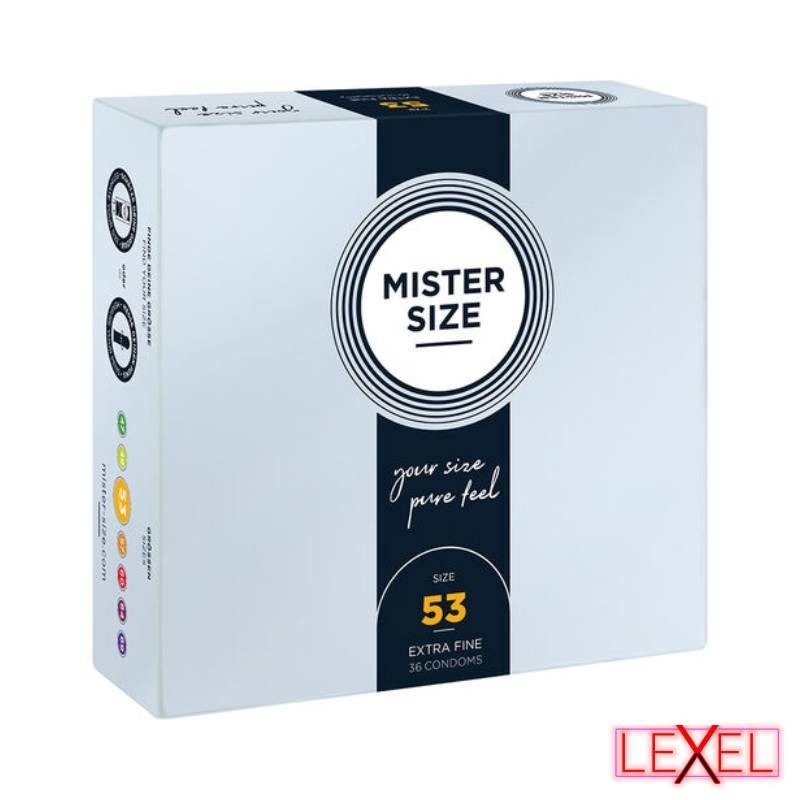 Préservatifs 53mm M - MISTER SIZE