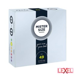 Préservatifs 49mm S - MISTER SIZE