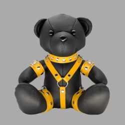 Yellow Yoyo - Ours en peluche BDSM en cuir