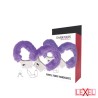 Menottes en métal fourrure lilas Darkness