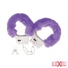 Menottes en métal fourrure lilas Darkness