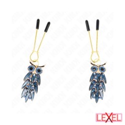 Pinces avec pendentif chouettes - KINK