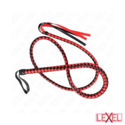 Fouet rouge long serpent 210 cm Kink