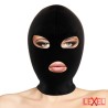 Cagoule de soumission bouche yeux ouverts Darkness