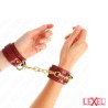 Bracelets rouges Joanna Angel chaine dorée