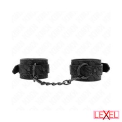 Bracelets cuir noir avec dentelle