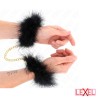 Bracelets en plume chaine dorée