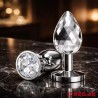 Buttplug en métal avec cristal - DiscoDiamond