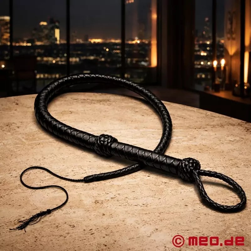 Fouet BDSM classique en cuir Dispotico