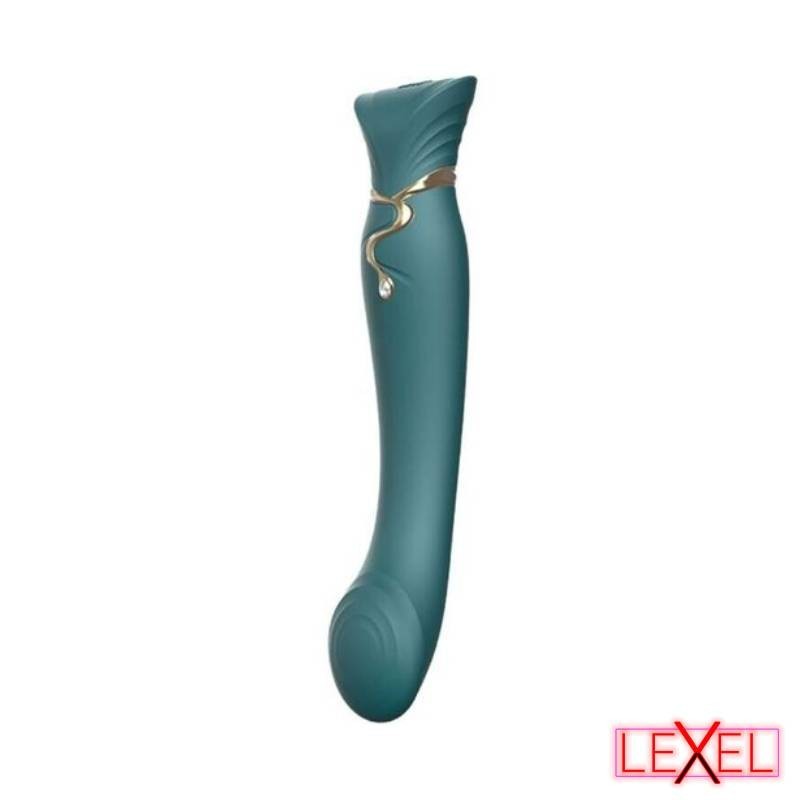 Masseur Queen G-spot PulseWave vert - ZALO