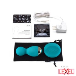 Badge boules Hula bleu - Lelo