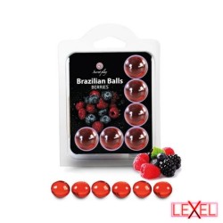 Set de 6 boules brésiliennes fruits de la forêt