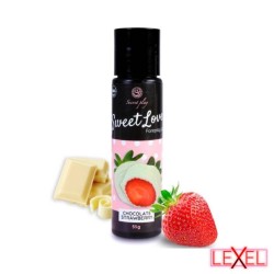 Lubrifiant Chocolat fraise Sweet Love