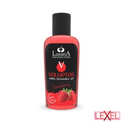 Gel comestible massage fraise