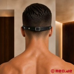 MEO® San Francisco - Masque pour les yeux en cuir rembourré