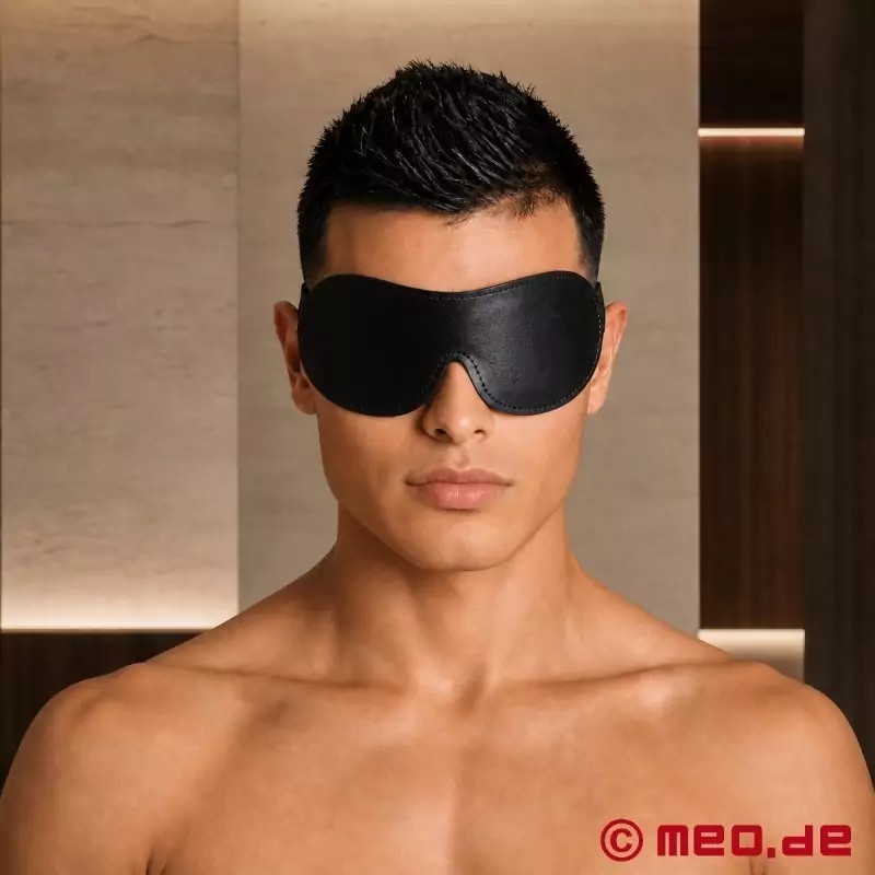Masque pour les yeux BDSM avec bandeau flexible