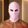 Masque rose en spandex ouverture pour les yeux