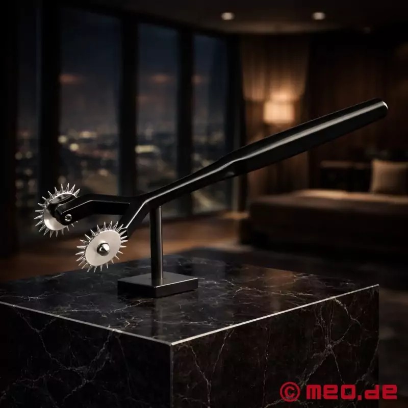 Double roulette de Wartenberg noire du Dr. Sado
