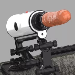 White Devil - Machine à baiser discrète haut de gamme avec gode - Compatible Vac-U-Lock