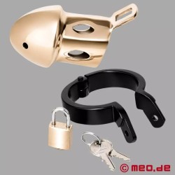 Cage de chasteté en acier inoxydable NoPacha® ImperialLock