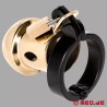 Cage de chasteté en acier inoxydable NoPacha® ImperialLock