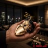 Cage de chasteté en acier inoxydable NoPacha® ImperialLock
