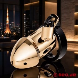 Cage de chasteté en acier inoxydable NoPacha® ImperialLock