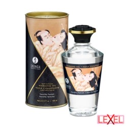 Huile de massage effet chaud vanille Shunga