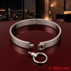 Collier en acier inoxydable avec anneau ClassySlave