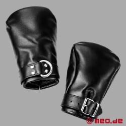 Bondage Fist Mitts en cuir vegan - Mauvais Garçon