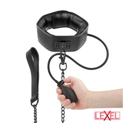 Collier gonflable avec chaine Fetish Submissive