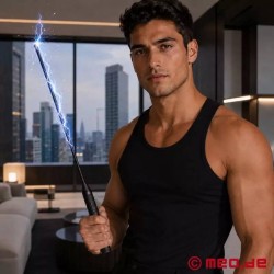 Canne BDSM pour spanking avec électrostimulation Dr. Sado