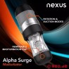 Nexus® Alpha Surge™ - Masturbateur avec rotation et fonction de succion