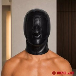 Cagoule en cuir "Deprivation"