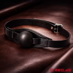 Masque buccal avec bâillon à balle noir